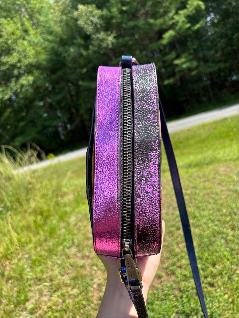 Kurt Geiger Rainbow Leather Crossbody Bag - Picture 12 of 17